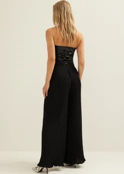 Bandeau top met pailletten