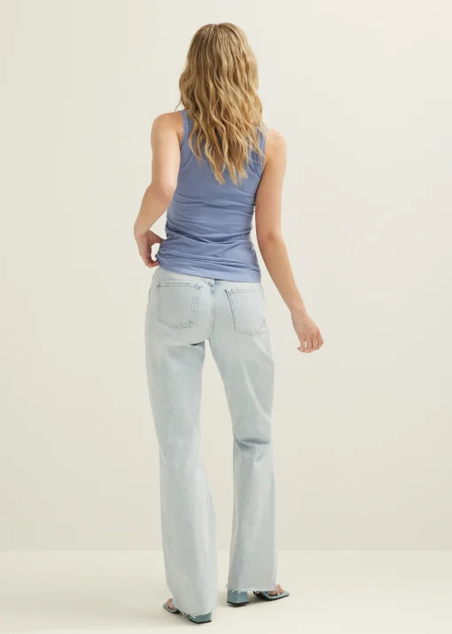 Basic singlet breed met kant