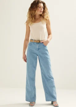Basic singlet breed met kant