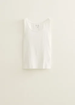 Basic singlet breed met kant