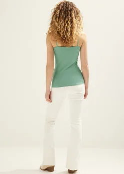 Basic singlet met kant detail