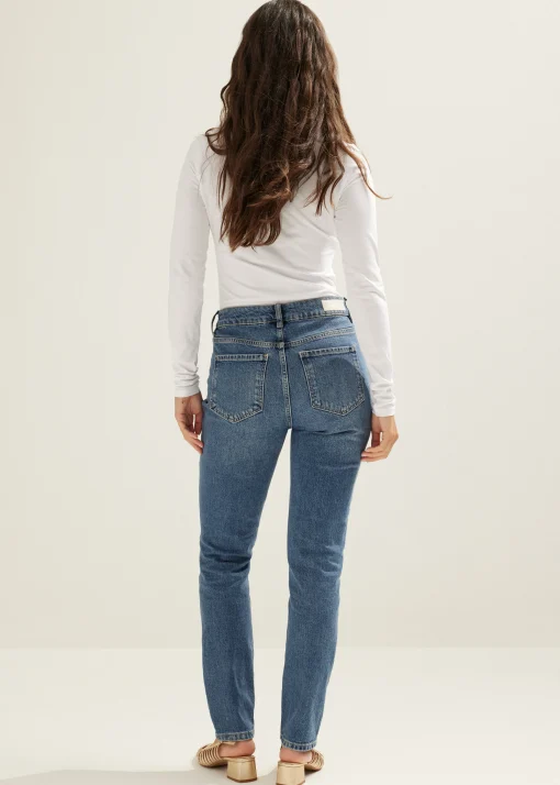 Basic top met lange mouwen