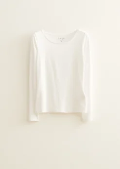 Basic top met lange mouwen