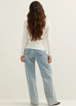 Basic t-shirt lange mouw