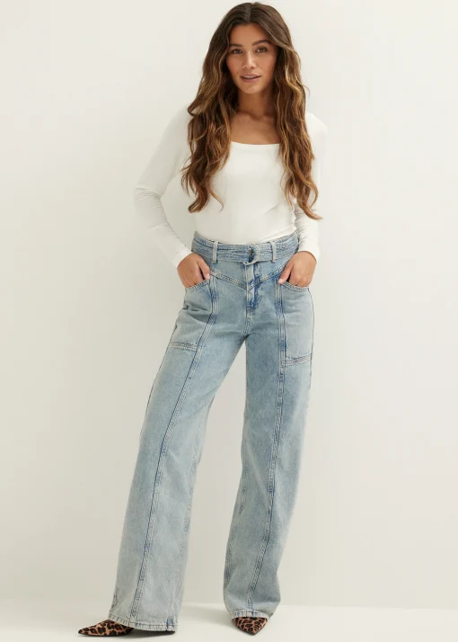 Basic t-shirt lange mouw