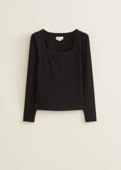 Basic t-shirt lange mouw