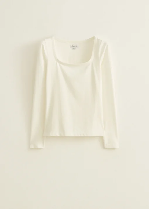 Basic t-shirt lange mouw