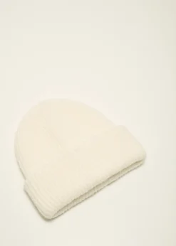 Beanie met rib