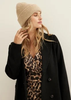 Beanie met rib