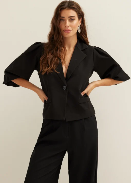 Blazer met pofmouw