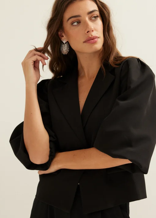 Blazer met pofmouw