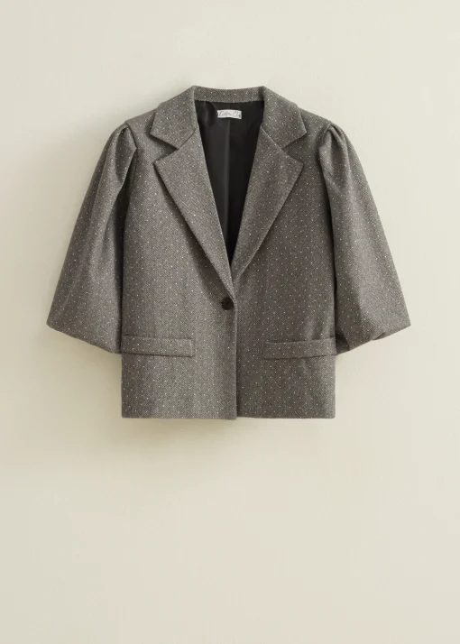 Blazer met strass details