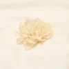 Bloemen broche met lurex