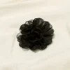 Bloemen broche met lurex