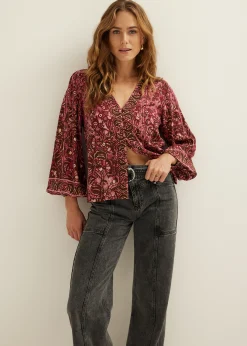 Blouse bloemenprint