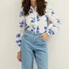 Blouse met borduurwerk