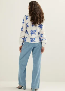 Blouse met borduurwerk