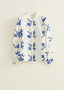 Blouse met borduurwerk