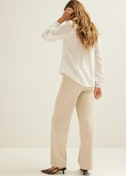 Blouse met lurex details
