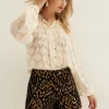 Blouse met pintuck details