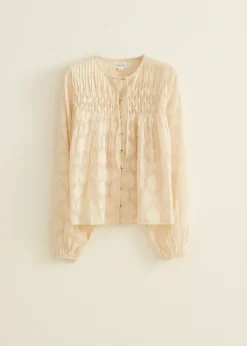 Blouse met pintuck details