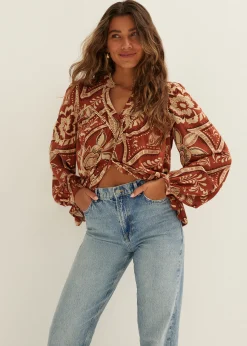 Blouse met print