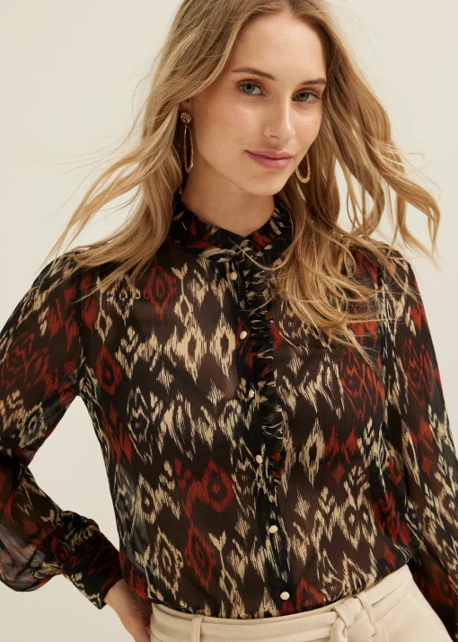 Blouse met print