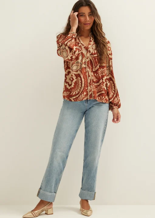 Blouse met print