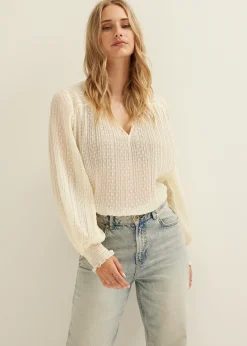 Blouse met stippen