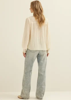 Blouse met stippen