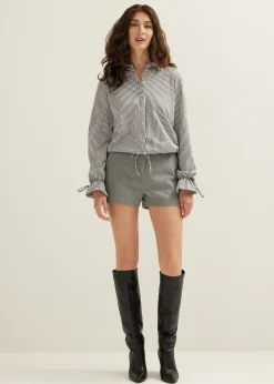 Blouse met streep print