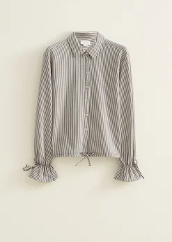 Blouse met streep print