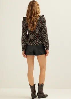 Blouse met structuur
