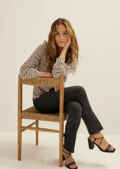 Blouse met structuur