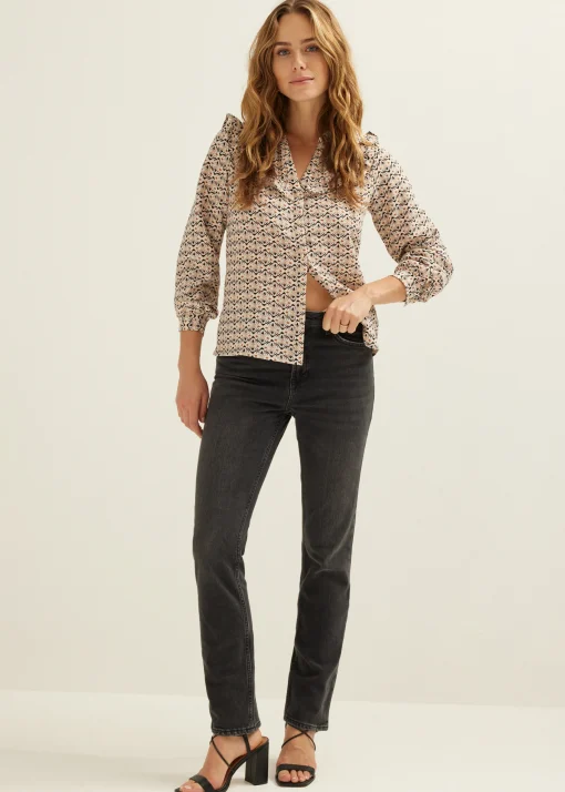Blouse met structuur