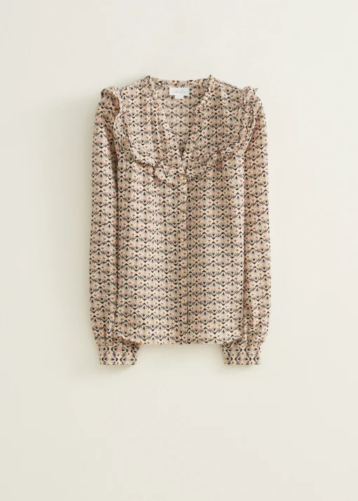 Blouse met structuur