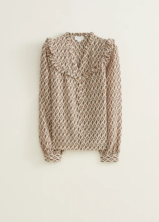 Blouse met structuur