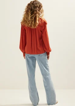 Blouse met tape details
