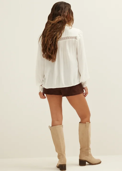Blouse met tape details