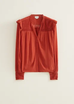 Blouse met tape details