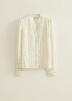 blouse met tape details