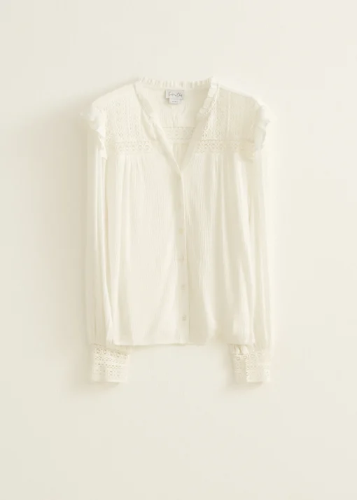 Blouse met tape details