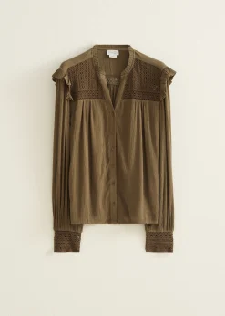 Blouse met tape details
