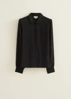 Blouse van chiffon