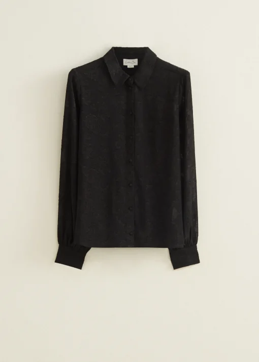 Blouse van chiffon