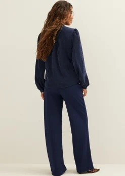 Blouse van corduroy