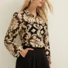 Blouse van mesh