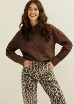 Blouse van poplin