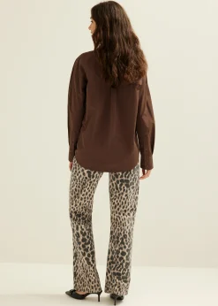 Blouse van poplin