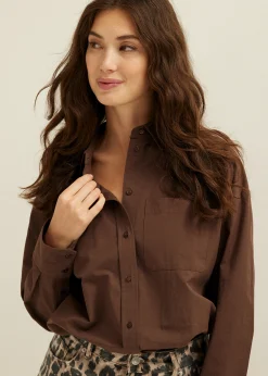 Blouse van poplin